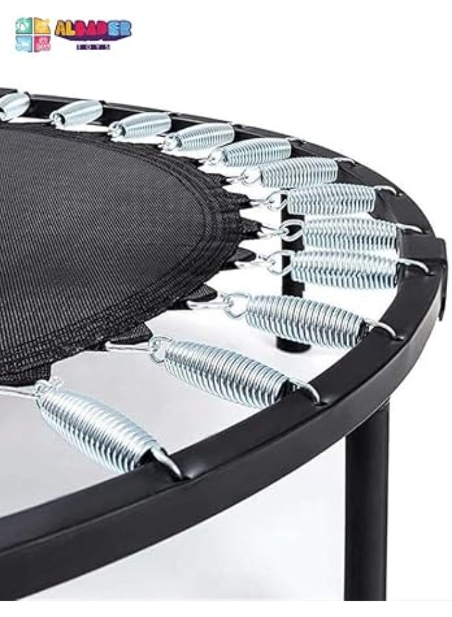 AL BADER Trampoline 40 Inches For Adults and Kids, Safety Pad, Stable & Quiet Exercise Rebounder For Indoor & Outdoor. Excersices Trampolines. - Image 3